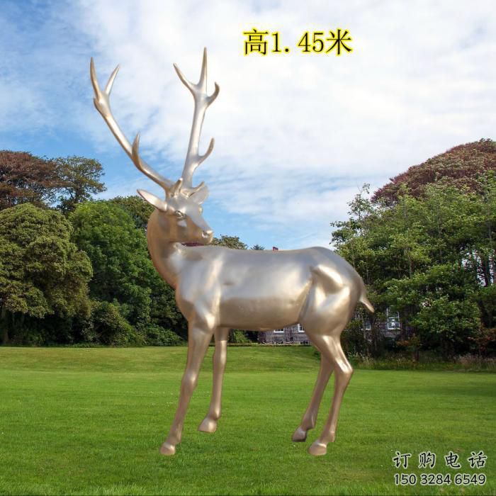 回頭梅花鹿雕塑廠家 香檳色系 不銹鋼雕塑梅花鹿報(bào)價(jià) 回頭梅花鹿雕塑廠家 香檳色系 不銹鋼雕塑梅花鹿報(bào)價(jià)