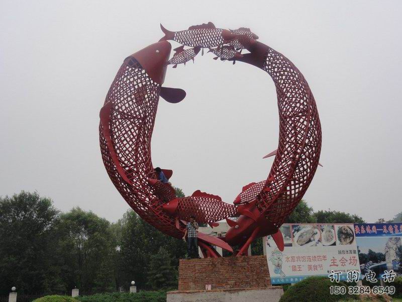 鯉魚(yú)雕塑廠家 鏤空工藝 鏤空鯉魚(yú)雕塑制作商 鯉魚(yú)雕塑廠家 鏤空工藝 鏤空鯉魚(yú)雕塑制作商