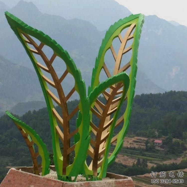 鏤空園林植物雕塑 不銹鋼樹葉雕塑廠家 鏤空園林植物雕塑 不銹鋼樹葉雕塑廠家