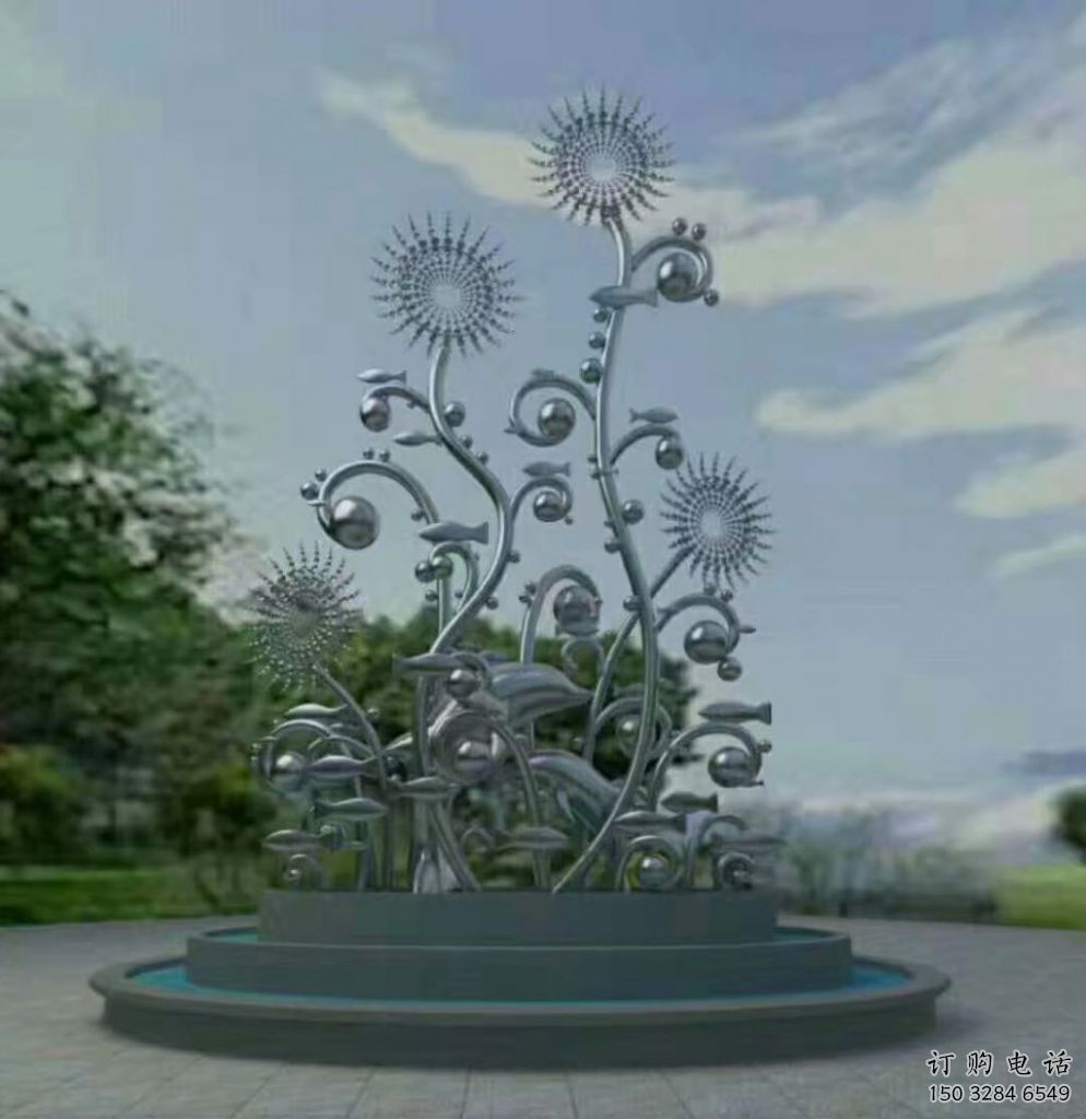 風鈴樹雕塑廠家 園林不銹鋼植物雕塑 風鈴樹雕塑廠家 園林不銹鋼植物雕塑