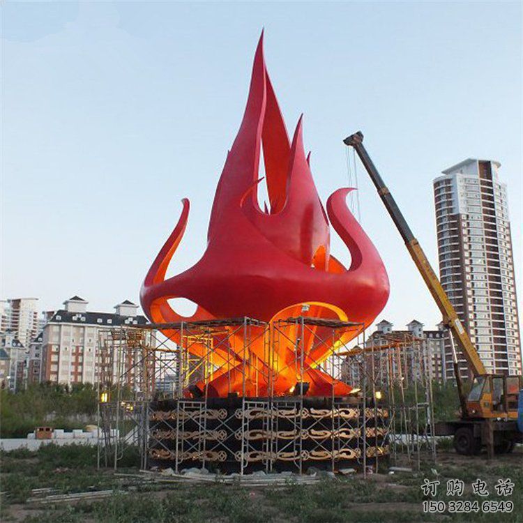 火苗雕塑 城市不銹鋼標(biāo)識(shí)雕塑擺件 火苗雕塑 城市不銹鋼標(biāo)識(shí)雕塑擺件