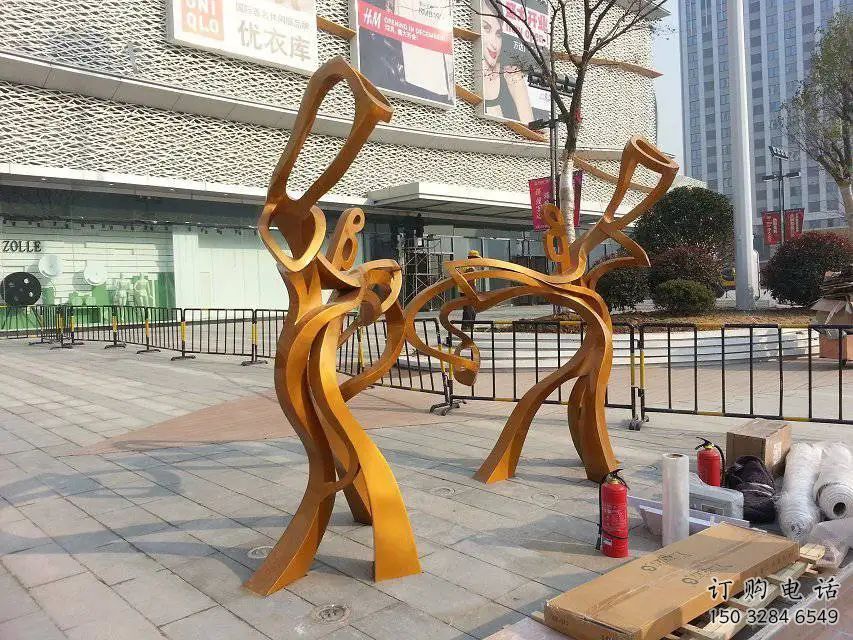 抽象人雕塑 步行街不銹鋼人物雕塑 抽象人雕塑 步行街不銹鋼人物雕塑