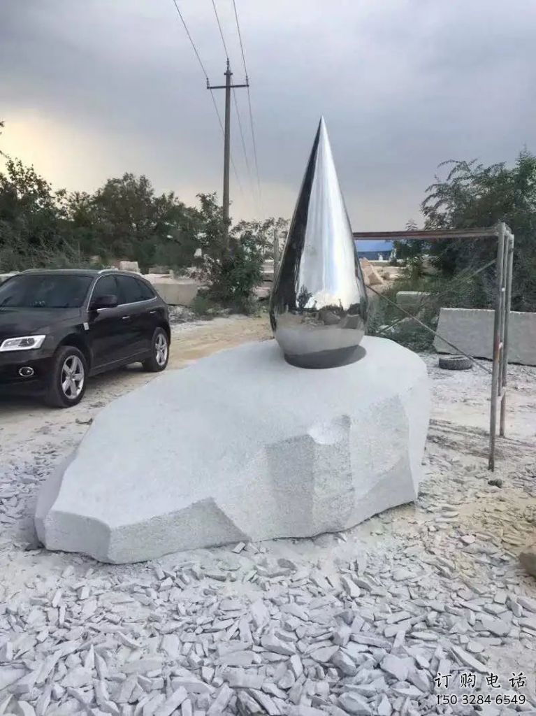 水珠雕塑 鏡面落地擺件 不銹鋼鏡面水珠雕塑 水珠雕塑 鏡面落地擺件 不銹鋼鏡面水珠雕塑