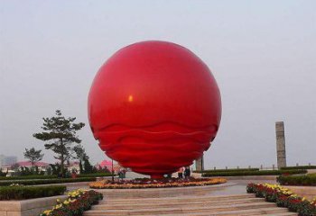 紅日雕塑廠家 地標景觀建筑 不銹鋼紅日雕塑生產(chǎn)