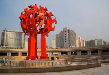 火炬雕塑 廣場(chǎng)抽象雕塑 不銹鋼火炬雕塑廠家