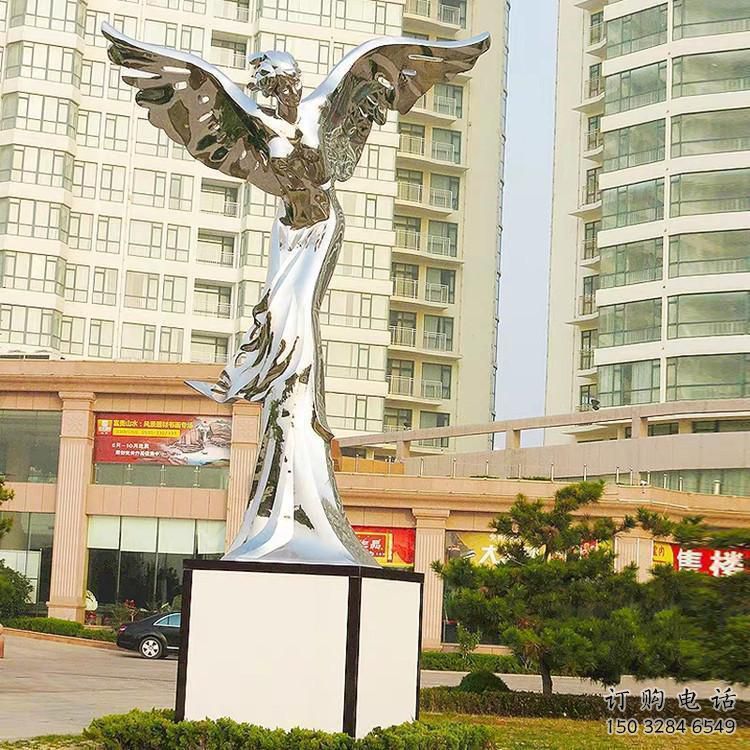 女神雕塑 鏡面人物雕塑 大型翅膀女神雕塑廠家 女神雕塑 鏡面人物雕塑 大型翅膀女神雕塑廠家