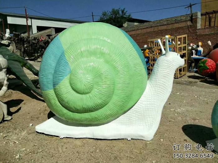 公園蝸牛雕塑廠家 中式卡通小品 風(fēng)景區(qū)仿真蝸牛雕塑