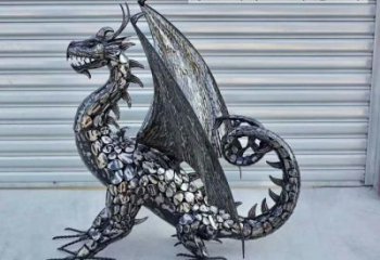 抽象恐龍雕塑廠家 創(chuàng)意村口擺件 玄關創(chuàng)意恐龍雕塑