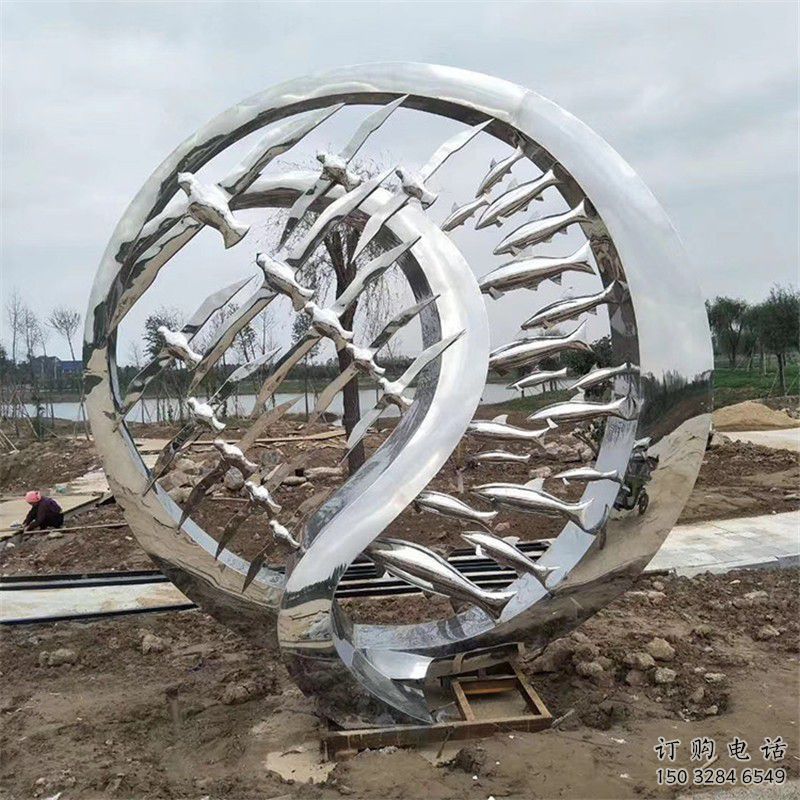 啞光麥穗魚雕塑廠家 大型鏤空擺件 風(fēng)景區(qū)抽象麥穗魚雕塑 啞光麥穗魚雕塑廠家 大型鏤空擺件 風(fēng)景區(qū)抽象麥穗魚雕塑