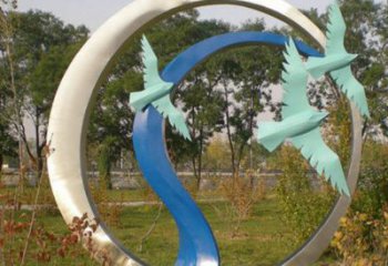 村口飛鴿雕塑廠家 中式啞光擺件 戶(hù)外廣場(chǎng)飛鴿雕塑