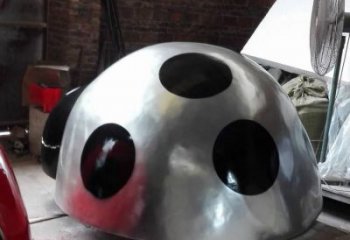 庭院瓢蟲(chóng)雕塑廠家 歐式仿真擺件 戶外噴漆瓢蟲(chóng)雕塑