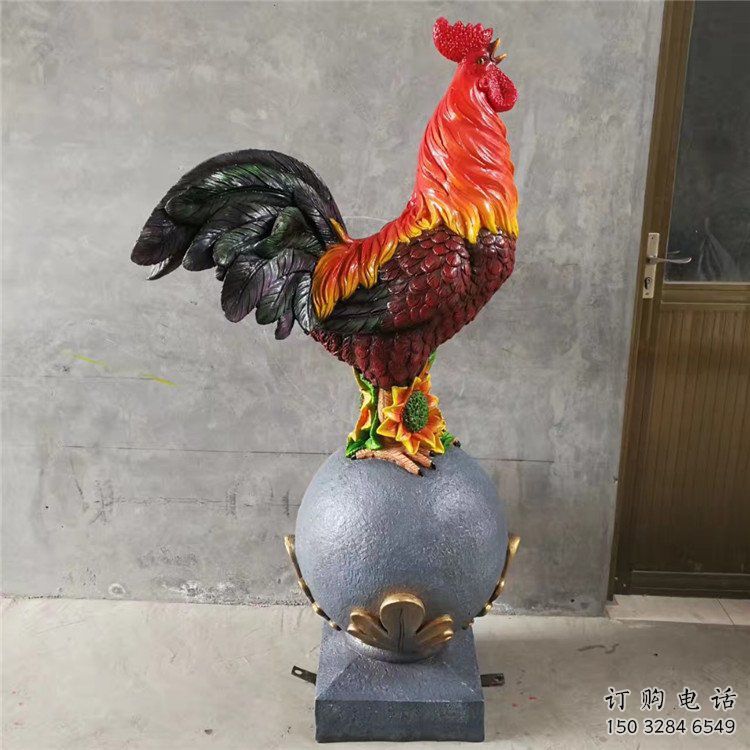 風(fēng)景區(qū)小雞雕塑廠家 中式室內(nèi)擺件 戶外仿真小雞雕塑