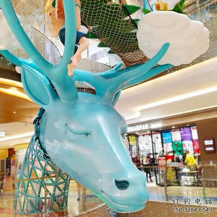 室內(nèi)鹿角雕塑廠家 大型餐飲店小品 步行街異形鹿角雕塑 室內(nèi)鹿角雕塑廠家 大型餐飲店小品 步行街異形鹿角雕塑