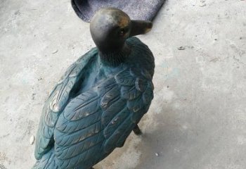 大門(mén)口鴨子雕塑廠家 歐式賓館擺件 風(fēng)景區(qū)仿古鴨子雕塑