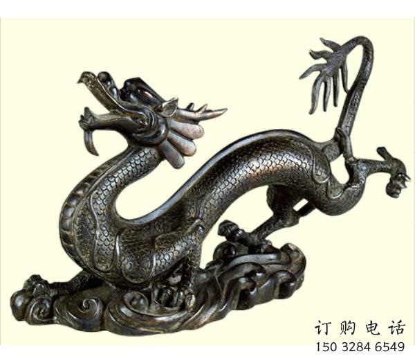 商業(yè)街臥龍雕塑廠家 大型創(chuàng)意擺件 步行街異形臥龍雕塑