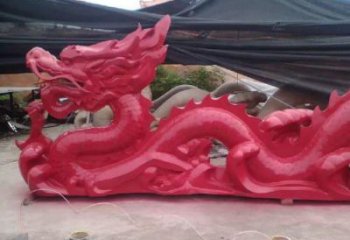 烤漆臥龍雕塑廠家 現(xiàn)代戶外小品 游樂場異形臥龍雕塑