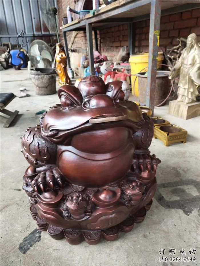 彩繪金蟾雕塑廠家 卡通噴漆小品 酒店現(xiàn)代金蟾雕塑 彩繪金蟾雕塑廠家 卡通噴漆小品 酒店現(xiàn)代金蟾雕塑