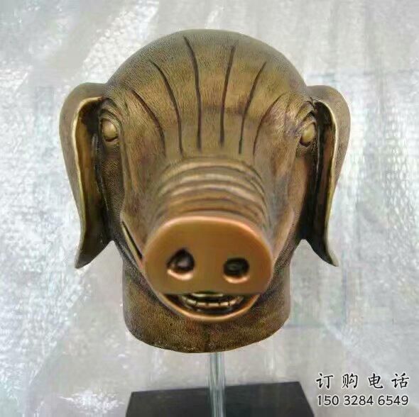 抽象生肖雕塑廠家 創(chuàng)意擺件 玄關(guān)彩繪生肖雕塑