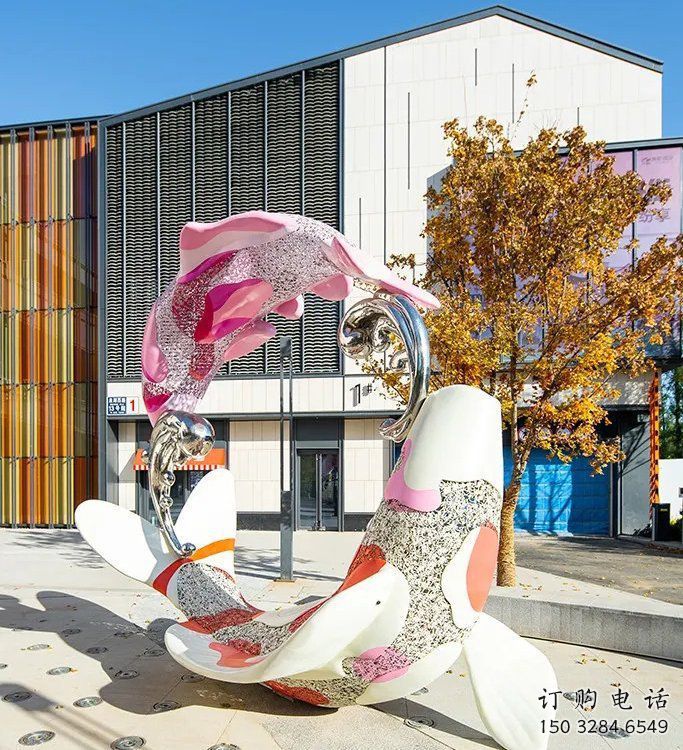 公園鯉魚跳龍門雕塑廠家 風景區(qū)中式現(xiàn)代小品 
