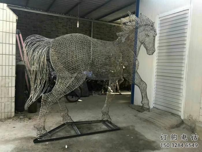 商場花片馬雕塑廠家 中式室內小品 戶外拉絲花片馬雕塑 商場花片馬雕塑廠家 中式室內小品 戶外拉絲花片馬雕塑