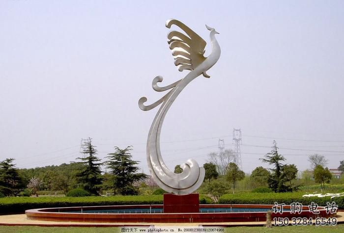 鏡面鳳鳥雕塑廠家 現(xiàn)代公園擺件 游樂場異形鳳鳥雕塑 鏡面鳳鳥雕塑廠家 現(xiàn)代公園擺件 游樂場異形鳳鳥雕塑