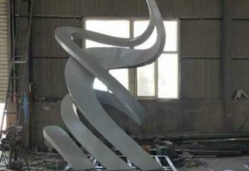 切面鳳鳥雕塑廠家 現(xiàn)代抽象擺件 商場(chǎng)現(xiàn)代鳳鳥雕塑
