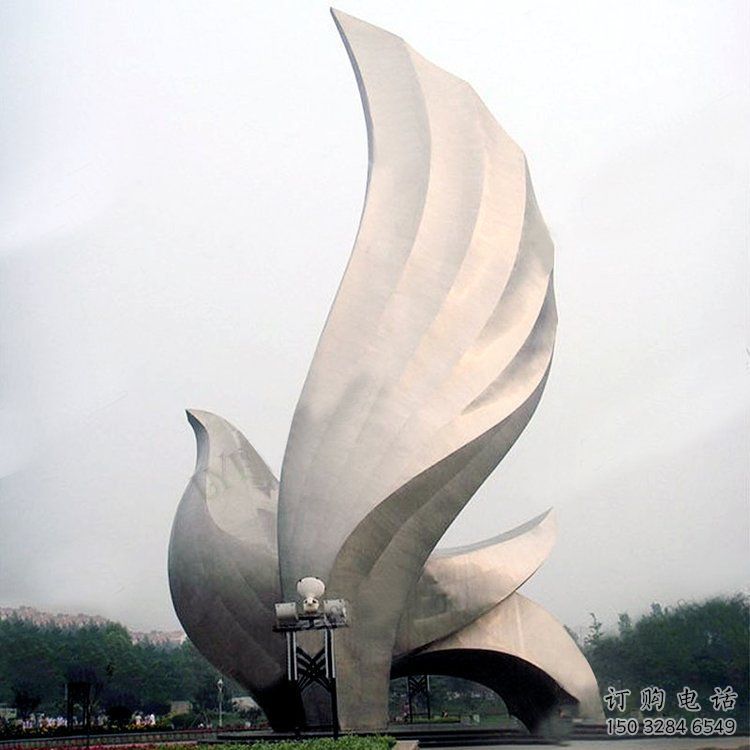 鏡面鴿子雕塑廠家 現(xiàn)代廣場(chǎng)擺件 游樂場(chǎng)異形鴿子雕塑