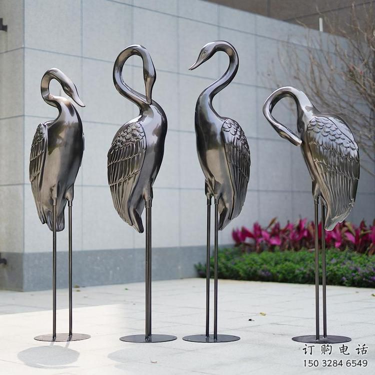 公園鶴雕塑廠家 中式啞光小品 風(fēng)景區(qū)仿古鶴雕塑 公園鶴雕塑廠家 中式啞光小品 風(fēng)景區(qū)仿古鶴雕塑