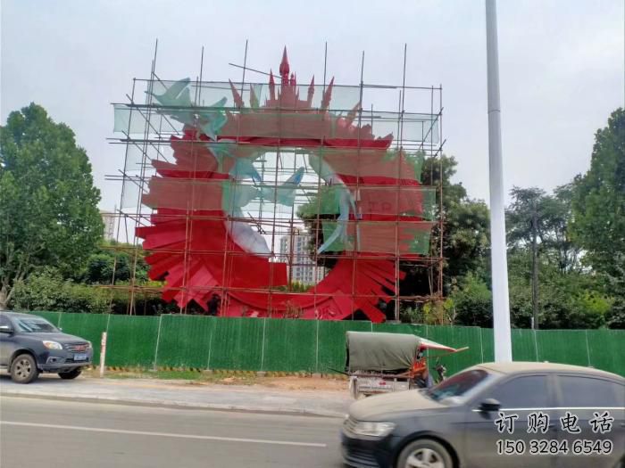 商場(chǎng)海鷗雕塑廠家 中式室內(nèi)小品 現(xiàn)代拉絲海鷗雕塑