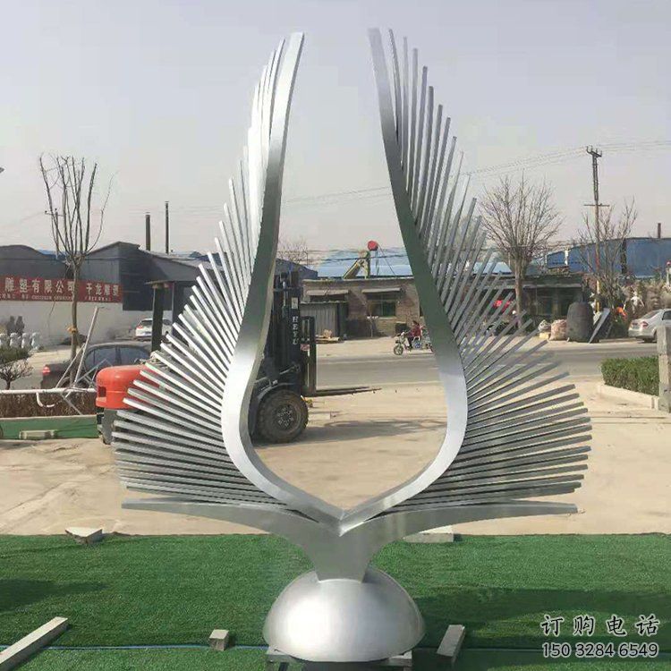 抽象翅膀雕塑廠家 創(chuàng)意村口擺件 戶外彩繪翅膀雕塑 抽象翅膀雕塑廠家 創(chuàng)意村口擺件 戶外彩繪翅膀雕塑