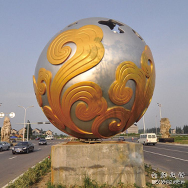 中式地球雕塑廠家 創(chuàng)意小品 游樂(lè)場(chǎng)不銹鋼地球雕塑
