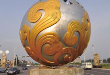 中式地球雕塑廠家 創(chuàng)意小品 游樂(lè)場(chǎng)不銹鋼地球雕塑