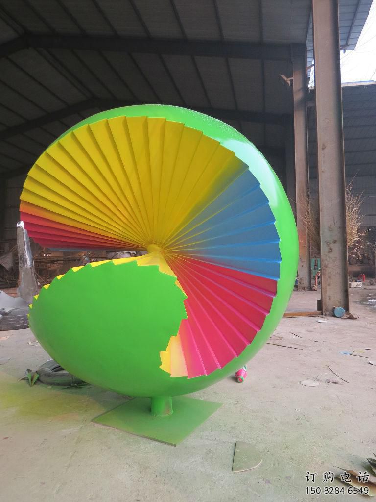 房地產(chǎn)球狀雕塑廠家 烤漆戶外擺件  大型不銹鋼球狀雕塑