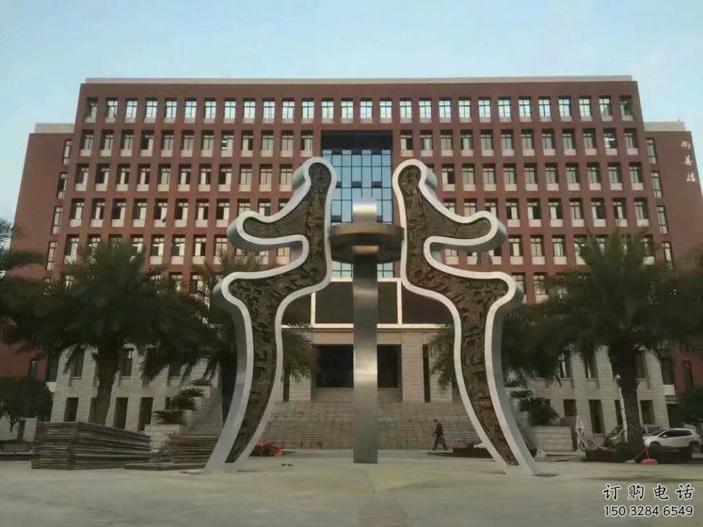 戶外甲骨文雕塑廠家 噴漆公園小品 大型不銹鋼甲骨文雕塑 戶外甲骨文雕塑廠家 噴漆公園小品 大型不銹鋼甲骨文雕塑