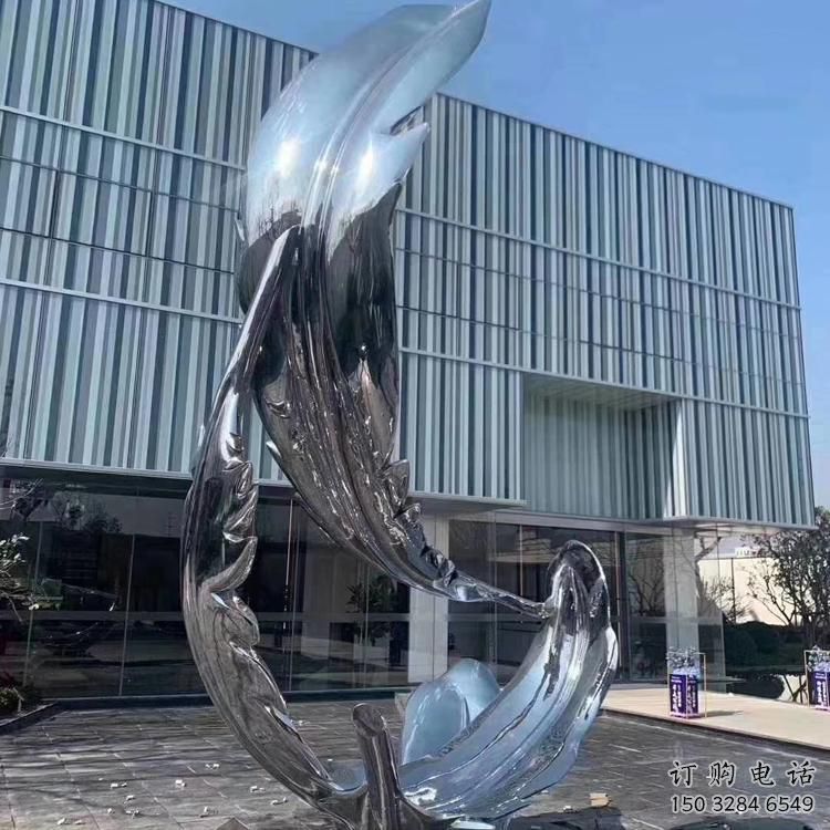 鏡面羽毛雕塑廠家 烤漆大型擺件 現(xiàn)代不銹鋼羽毛雕塑