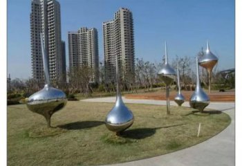 現(xiàn)代水滴雕塑廠家 創(chuàng)意小品 大型不銹鋼水滴雕塑