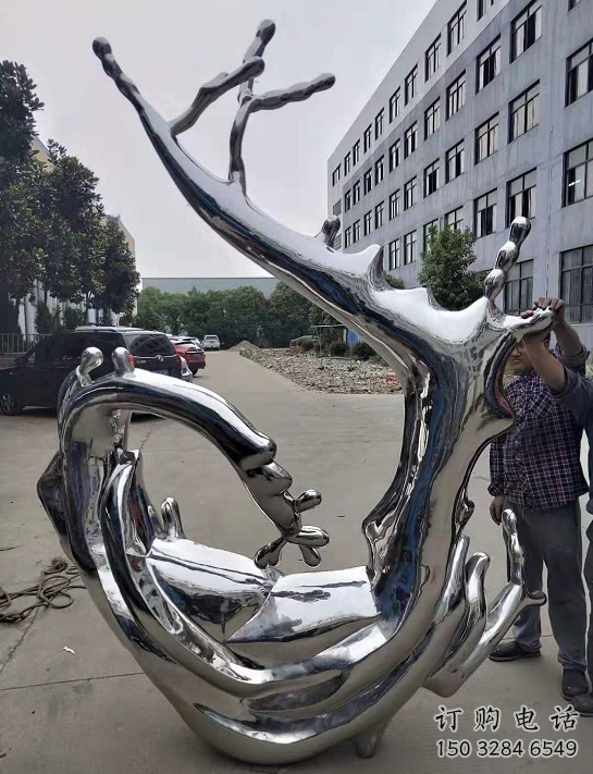 步行街海浪雕塑廠家 歐式小品 鑄造不銹鋼海浪雕塑制作 步行街海浪雕塑廠家 歐式小品 鑄造不銹鋼海浪雕塑制作