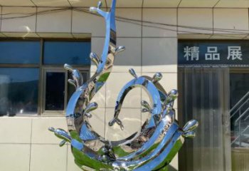 異形水浪雕塑廠家 現(xiàn)代廣場(chǎng)小品 戶外不銹鋼水浪雕塑生產(chǎn)