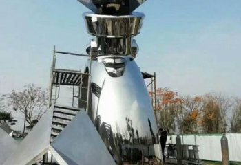 房地產鉆戒雕塑廠家 公園擺件  鏡面不銹鋼鉆戒雕塑