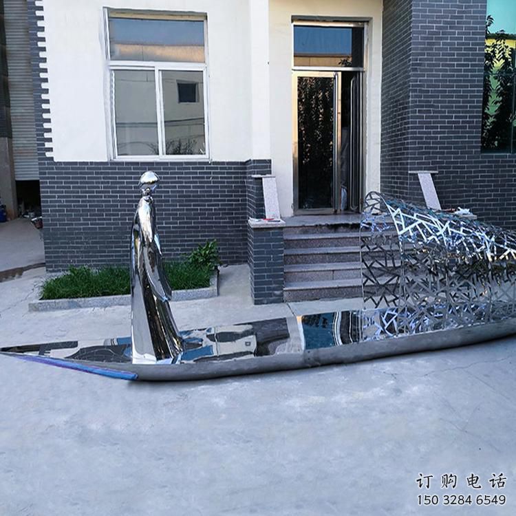 大型船雕塑廠家 鍛造小品 現(xiàn)代不銹鋼船雕塑生產(chǎn)