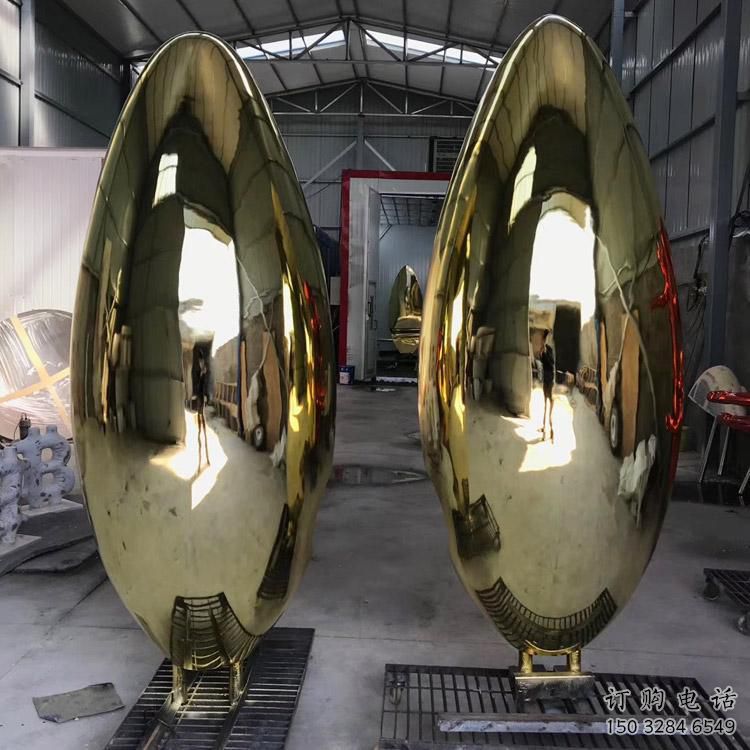 鍍金雞蛋雕塑廠家 現(xiàn)代擺件 大型不銹鋼雞蛋雕塑生產(chǎn)