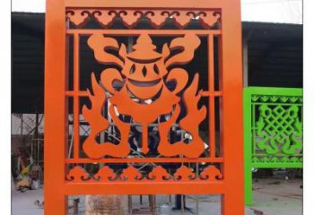 歐式屏風(fēng)雕塑廠家 抽象擺件 創(chuàng)意不銹鋼屏風(fēng)雕塑