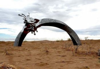 鍛造拱門(mén)雕塑廠家 廣場(chǎng)小品 戶(hù)外不銹鋼拱門(mén)雕塑生產(chǎn)