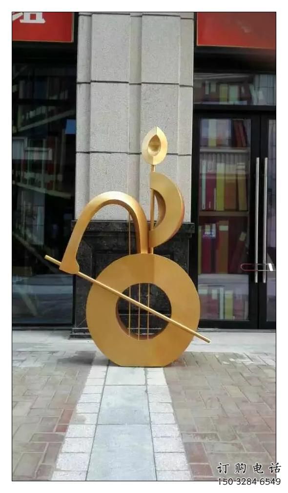 庭院音符雕塑廠家 烤漆小品 鍛造不銹鋼音符雕塑價(jià)格