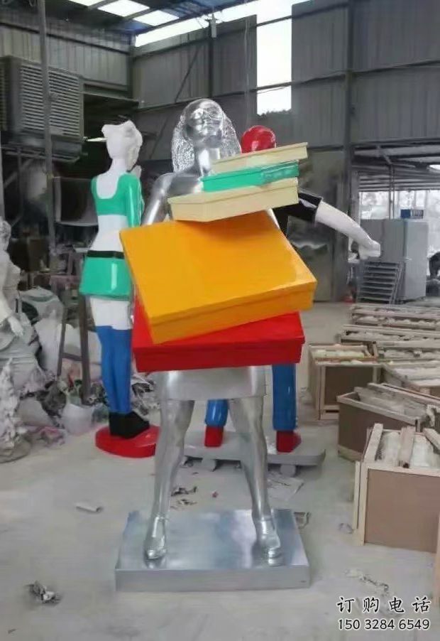 廣場(chǎng)提包雕塑廠家 抽象小品 戶外不銹鋼提包雕塑生產(chǎn)