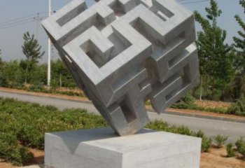 鏡面正方形雕塑廠(chǎng)家 大型擺件 戶(hù)外不銹鋼正方形雕塑廠(chǎng)