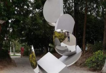 異形幾何體雕塑廠家 現(xiàn)代小品 大型不銹鋼幾何體雕塑廠