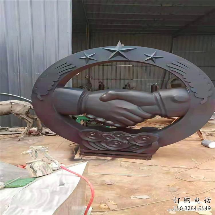 仿古握手雕塑廠家 抽象擺件 大型不銹鋼握手雕塑廠 仿古握手雕塑廠家 抽象擺件 大型不銹鋼握手雕塑廠