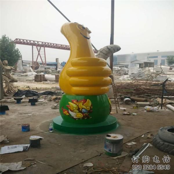街道手勢(shì)雕塑廠(chǎng)家 現(xiàn)代擺件 噴漆不銹鋼手勢(shì)雕塑廠(chǎng)