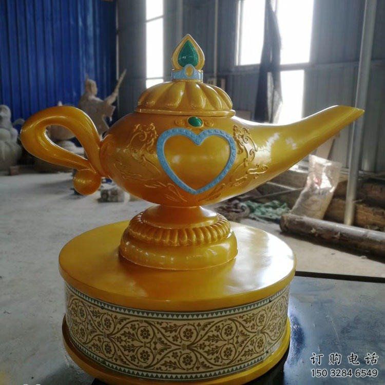 烤漆水壺雕塑廠家 廣場小品 現(xiàn)代不銹鋼水壺雕塑廠